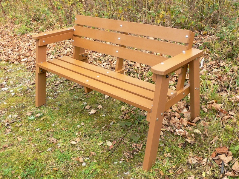 Recycled Plastic Garden Bench | 3 Seater