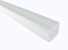 Colour: White,  Dimensions: (W)38 x (D)38 x (L)3000mm