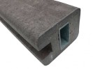 Reinforced End Post for View Protection Wall (L)2500x(W)160x(D)120