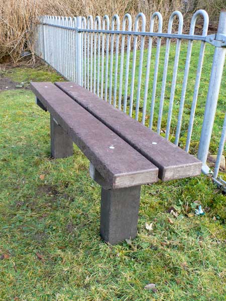 The Spey Bench | Recycled Plastic | Extended Legs