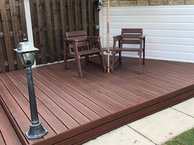 recycled plastic garden chairs and recycled plastic kedeck decking from Kedel Ltd