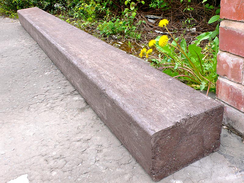 How to use plastic railway sleepers in the garden