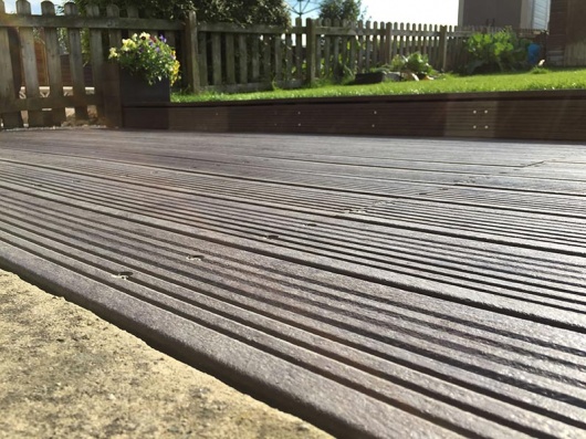 Recycled Plastic Decking Board, Plastic Wood Decking, Maintenance Free ...