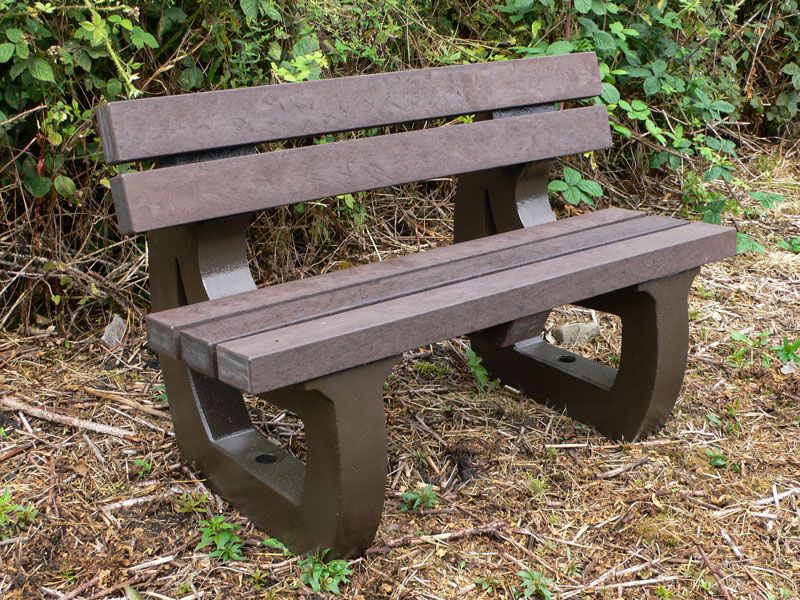 Recycled Plastic Garden Bench 2 Seater Colne by Kedel