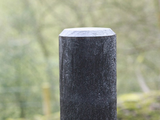 Recycled Mixed Plastic BOLLARD CHAMFERED TOP 150mm dia