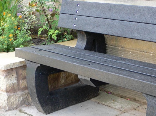 Recycled Mixed Plastic bench Legs