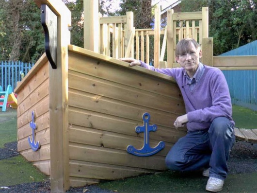 Pirate Ship Anchor Playground Accessory - HDPE