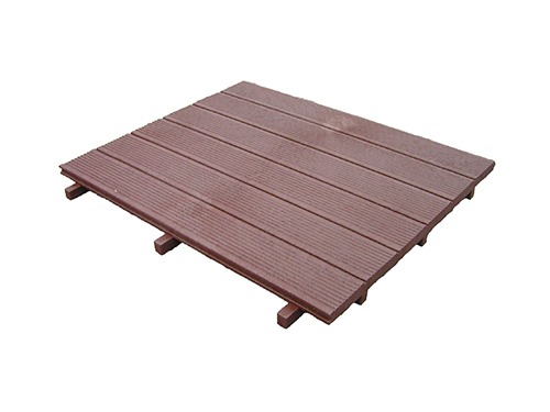 Modular Decking - Moulded Recycled Plastic Composite Section
