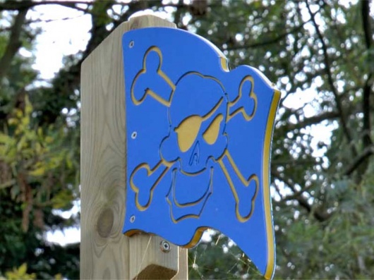 Pirate Flag Playground Accessory - HDPE