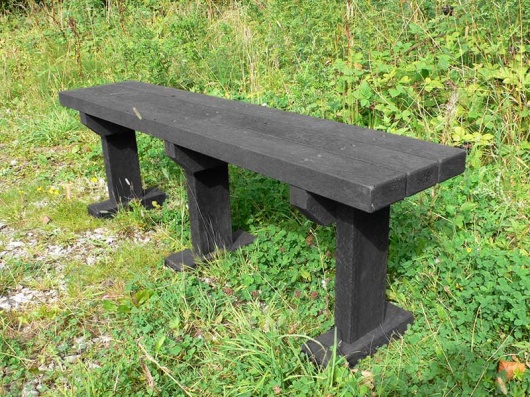 Recycled Plastic Bench 3 Seater Standard Tees Bench