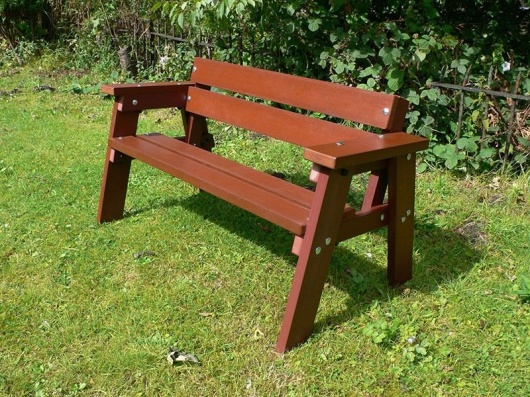 Recycled Plastic Children's Bench | Thames