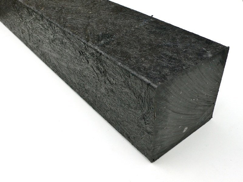 Recycled Mixed Plastic Square Post No Point 100 x 100mm Ultra