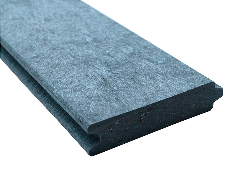 Recycled Mixed Plastic Tongue & Groove Plank/Board 125 x 30mm