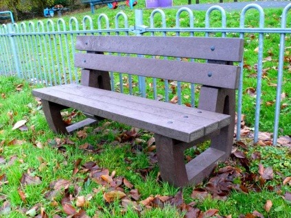 Recycled Plastic 3 Seater Garden/Park Bench | Bradley