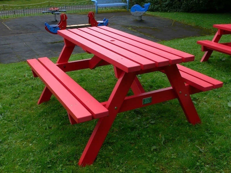 Traditional Recycled Plastic Picnic Table Derwent