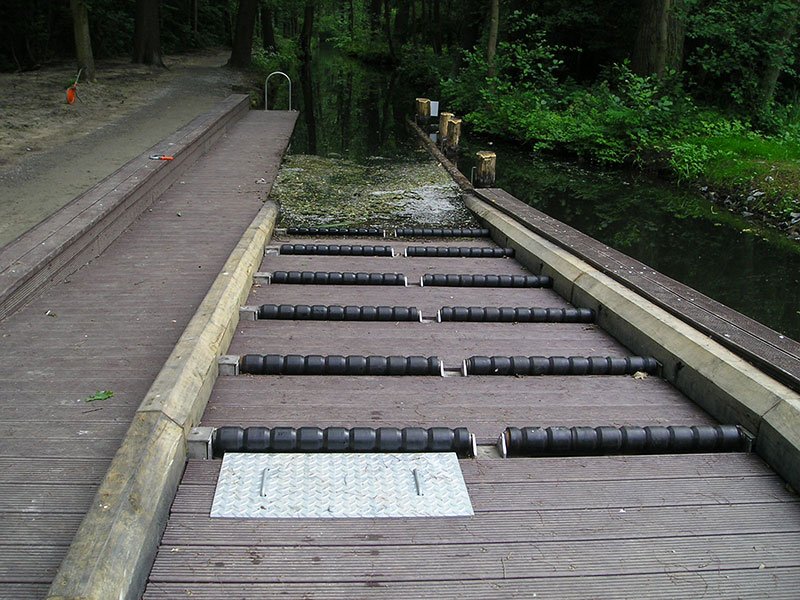 Recycled Mixed Plastic Footpath Planks - Reinforced - 165 x 48