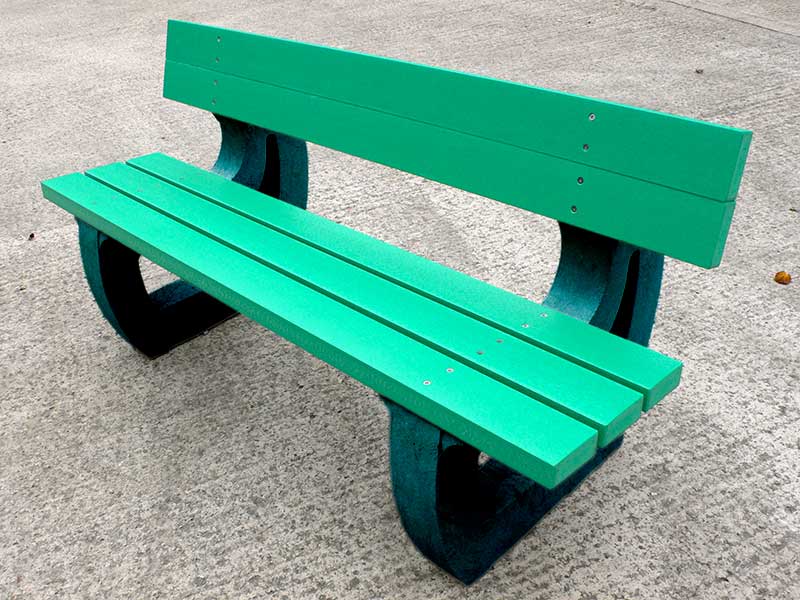 Recycled Plastic 3 Seater Bench  Colne Sports/Leisure