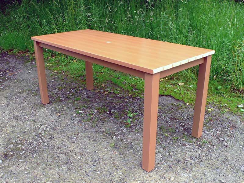 Thames Garden Table Synthetic Wood Recycled Plastic