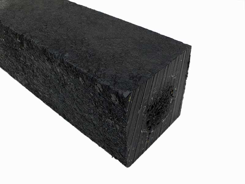 Recycled Mixed Plastic Square Post Ductile 100 x 100mm