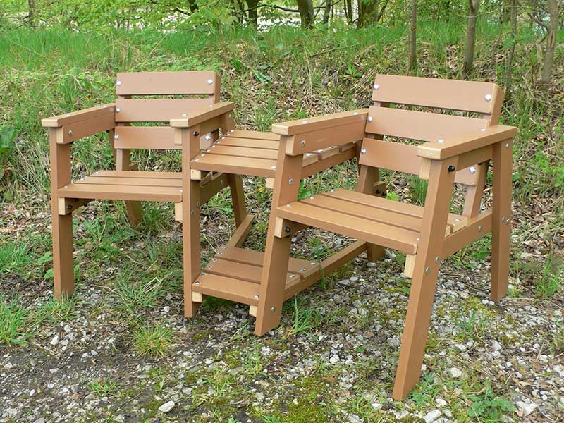 Thames Companion Seats - Recycled Plastic Wood