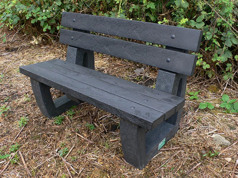 Recycled Plastic 2 Seater Garden/Park Bench  Bradley