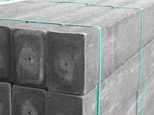 Recycled Mixed Plastic Beams Sleepers 160 x 80